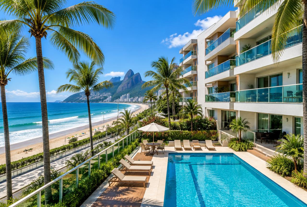 Apartamento para aluguel de temporada em Mundaí: Apartamento pé na areia em Mundaí