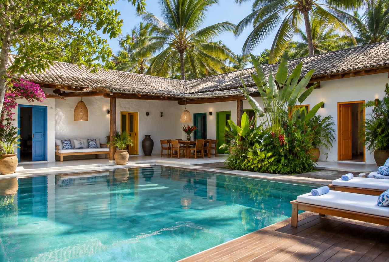 Casa para aluguel de temporada em Trancoso: Casa de charme a 3 quadras do Quadrado